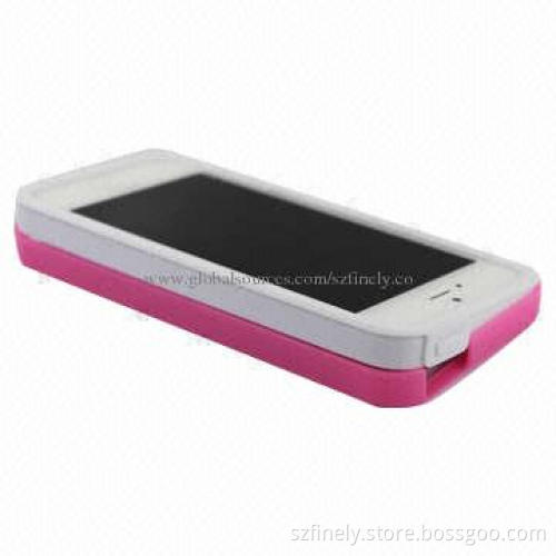 PC + TPU Case for iPhone 5/5S, Bumper, 2-in-1 Design, Various Colors are Available